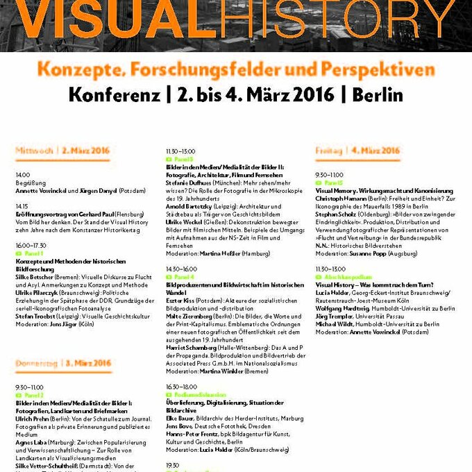 Tagung: „Visual History – Konzepte, Forschungsfelder und Perspektiven“ 01h-VH-Plakat-s6